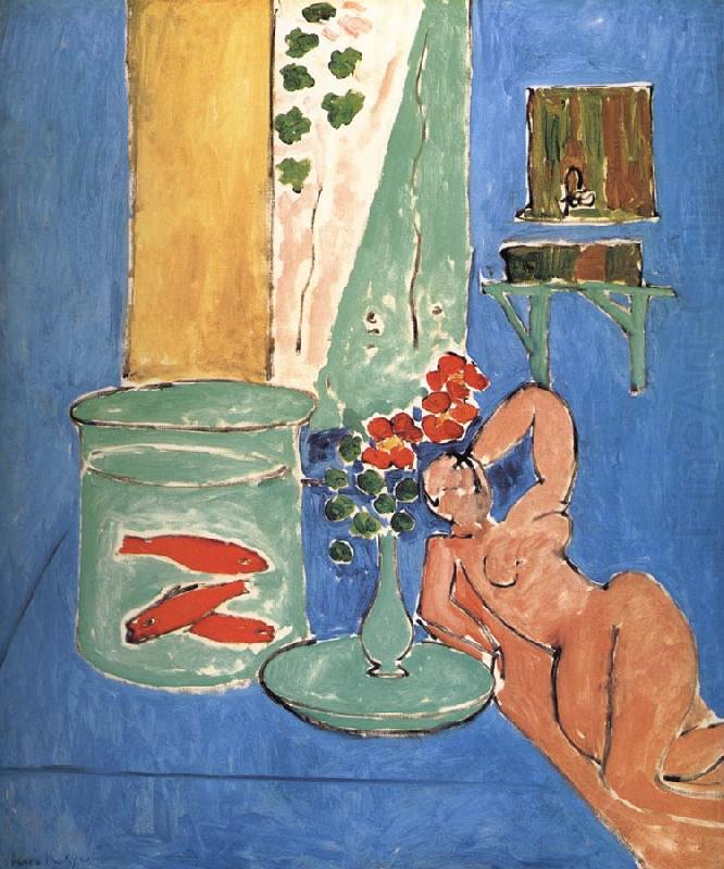 Goldfish and statue, Henri Matisse